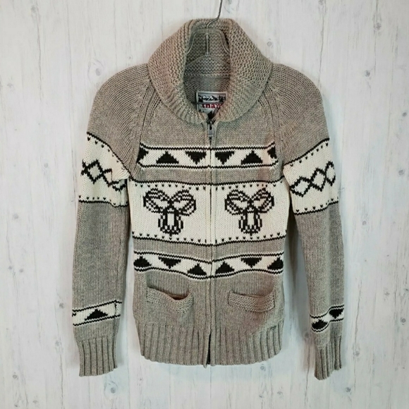 Aritzia Tna Small Cowichan Sea To Sky Sweater - Picture 1 of 9